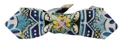 Majolica Print Silk Bow Tie Dolce & Gabbana