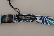 Majolica Print Silk Bow Tie Dolce & Gabbana