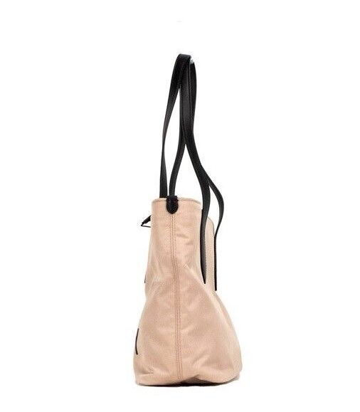 Small Rose Beige Logo Branded Econyl Nylon Tote Shoulder Handbag Purse Burberry