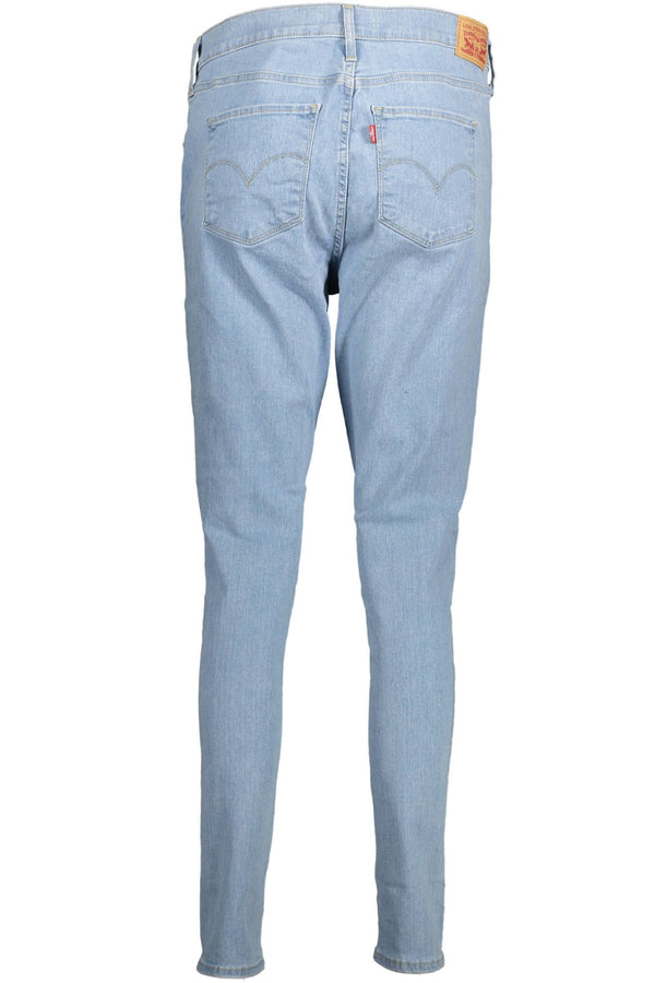 Light Blue Cotton Women Jeans Levi's