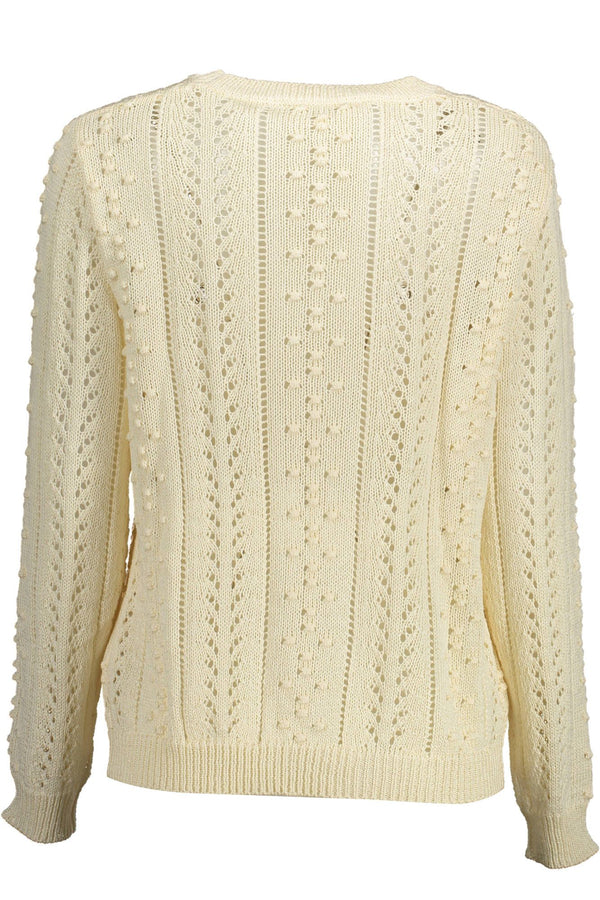 White Acrylic Women Sweater Kocca