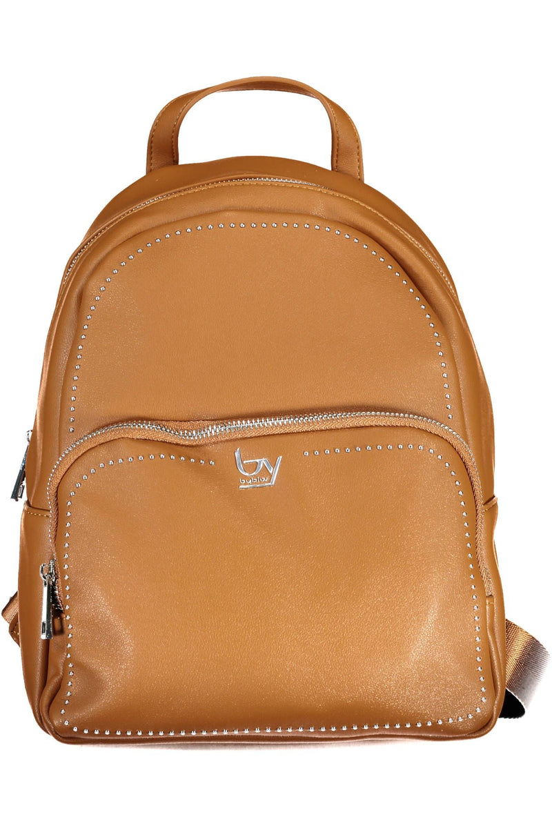 Brown Polyethylene Women Backpack BYBLOS