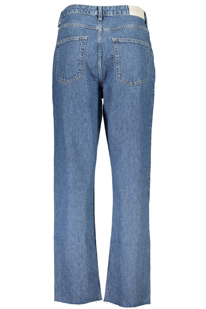 Blue Cotton Women Jeans Tommy Hilfiger