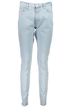 Light Blue Cotton Women Jeans Tommy Hilfiger