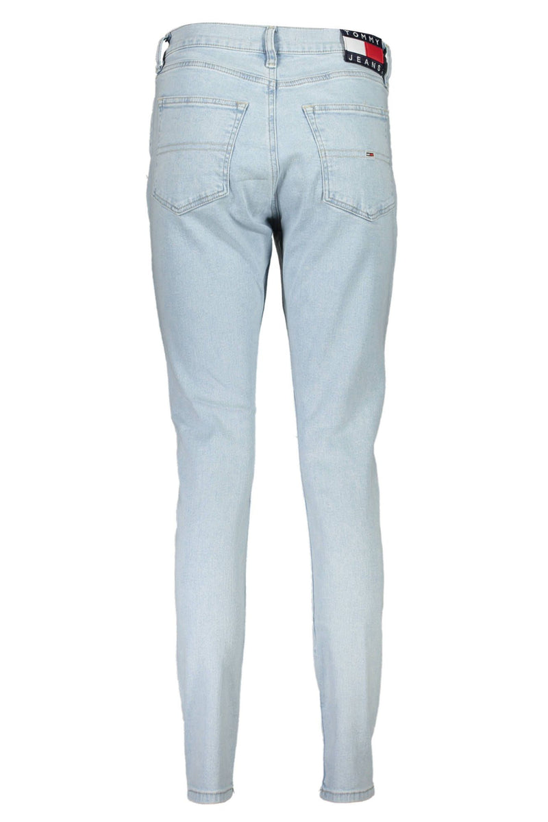 Light Blue Cotton Women Jeans Tommy Hilfiger