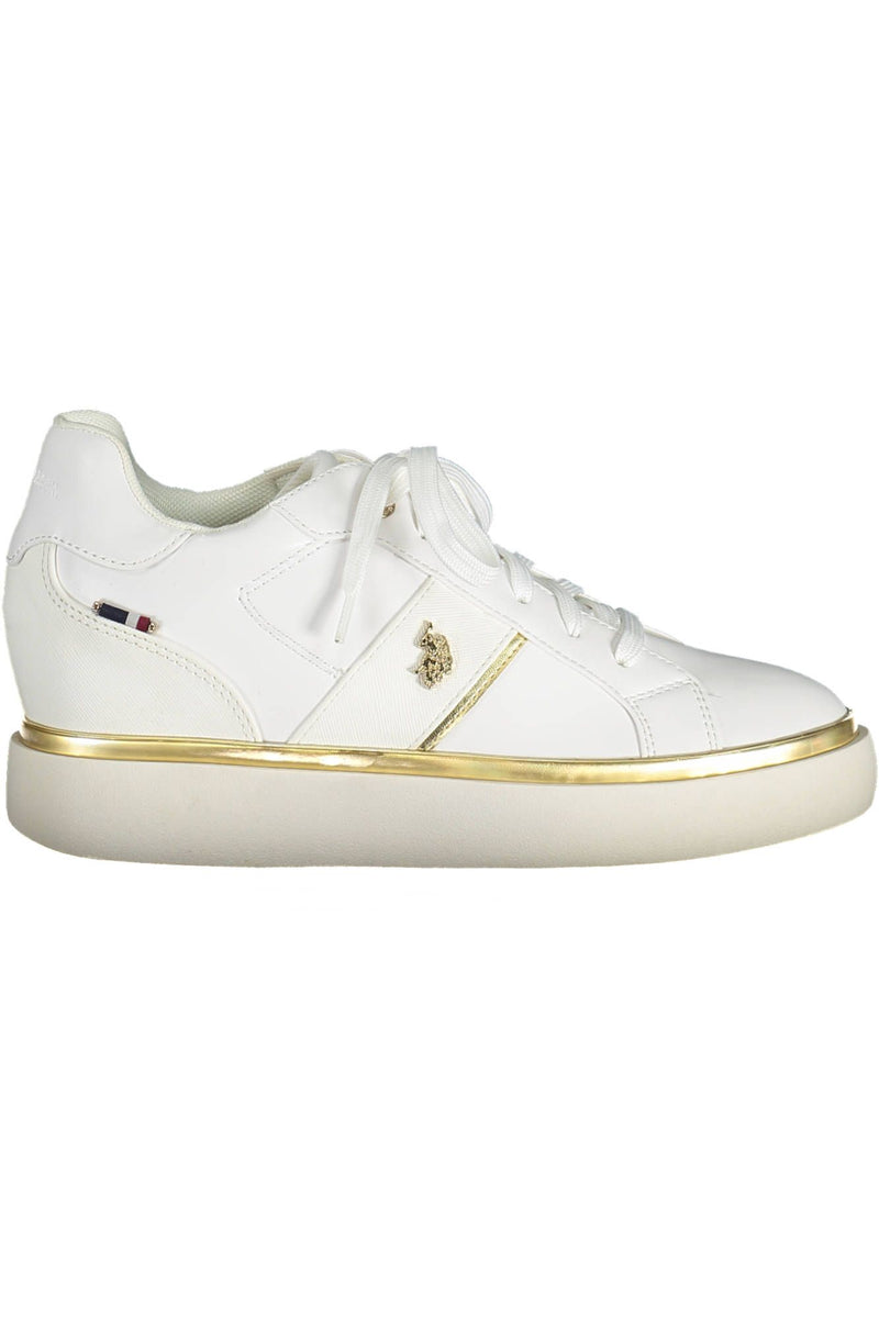 White Polyester Women Sneaker U.S. POLO ASSN.