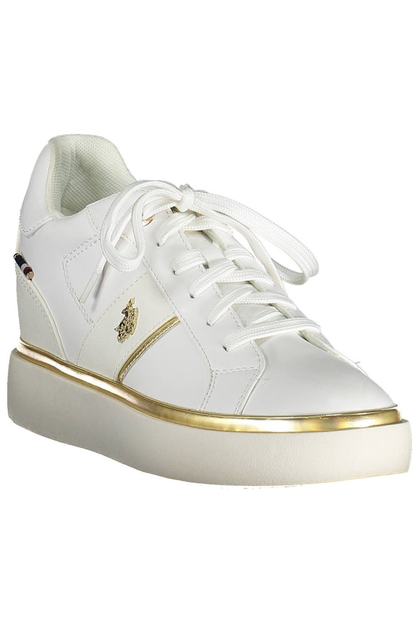 White Polyester Women Sneaker U.S. POLO ASSN.