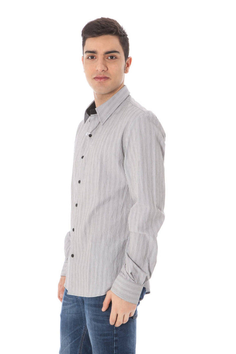 White Cotton Men Shirt Costume National