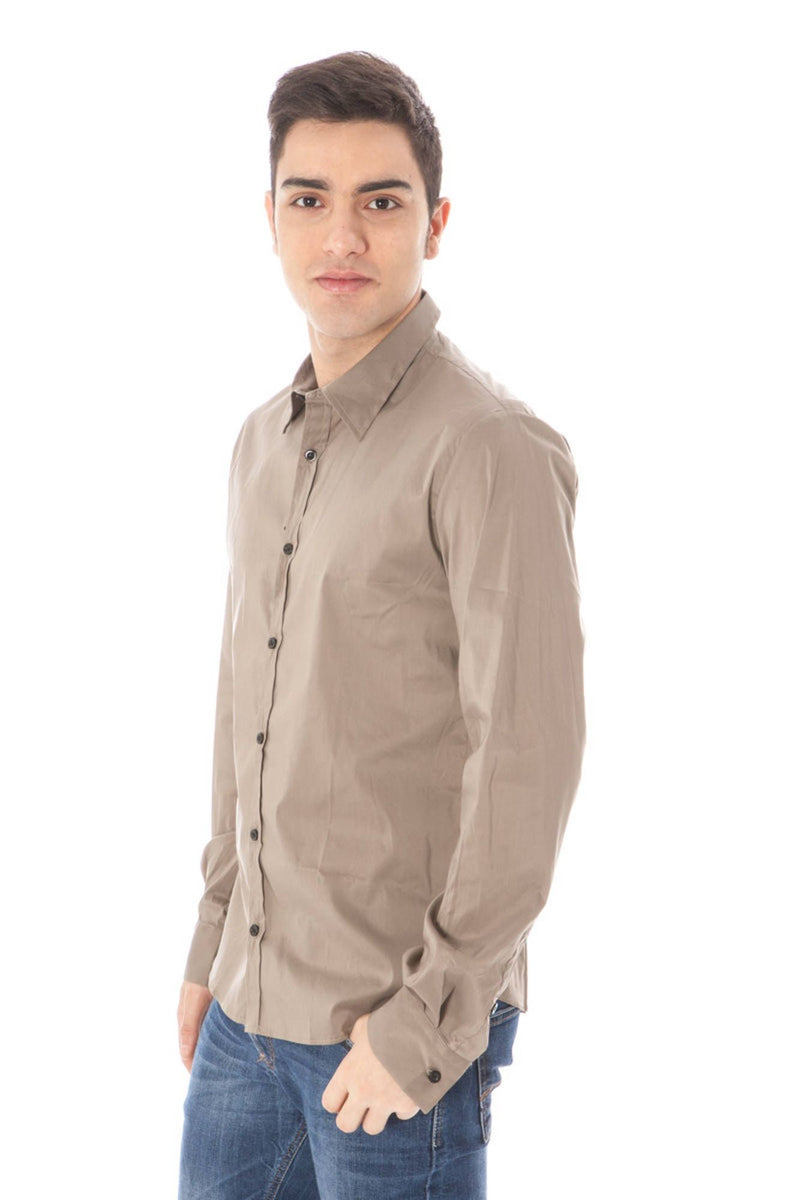 Green Cotton Men Shirt Costume National