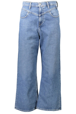 Blue Cotton Women Jeans Calvin Klein