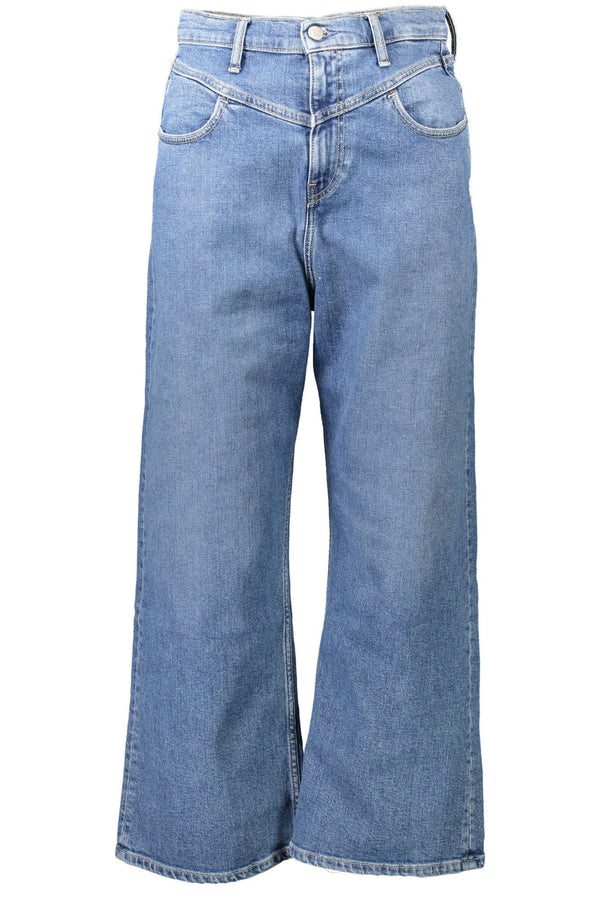 Blue Cotton Women Jeans Calvin Klein