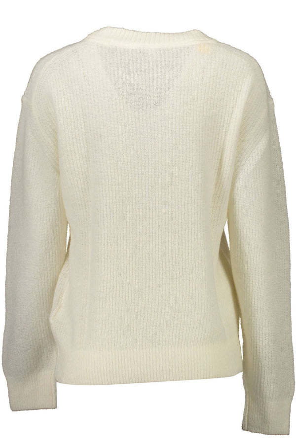 White Wool Women Sweater Gant