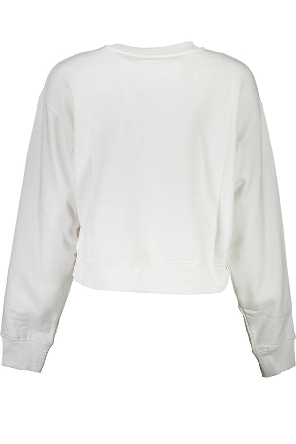 White Cotton Women Sweater Guess Jeans