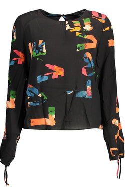 Black Viscose Women Sweater Desigual