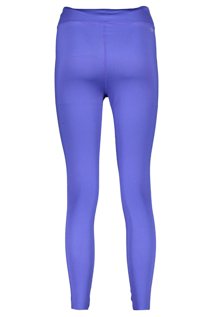 Blue Polyester Women Legging Calvin Klein