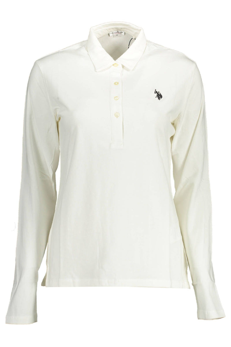 White Cotton Women Polo Shirt U.S. POLO ASSN.