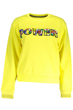 Yellow Cotton Women Sweater Desigual