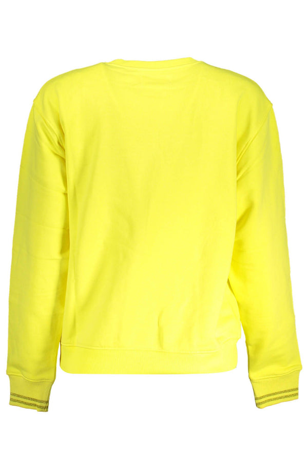 Yellow Cotton Women Sweater Desigual