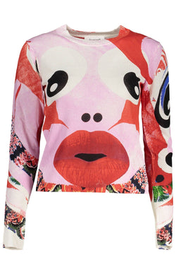 Pink Viscose Women Sweater Desigual