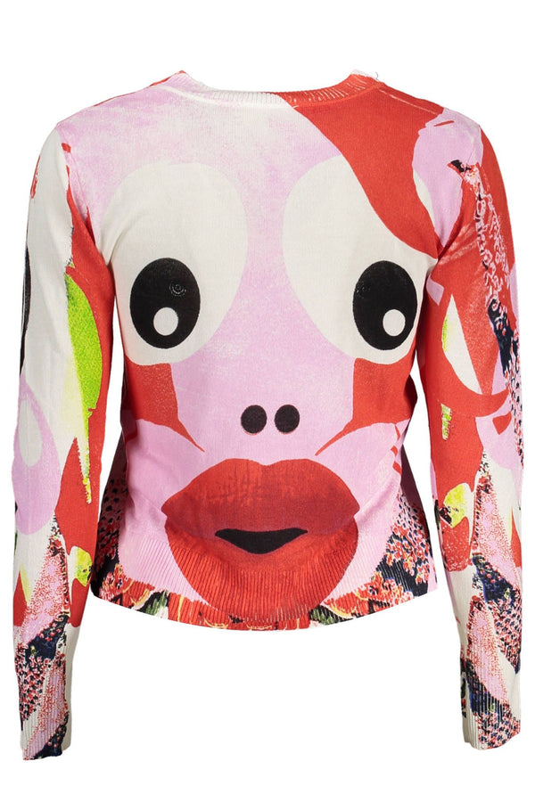 Pink Viscose Women Sweater Desigual