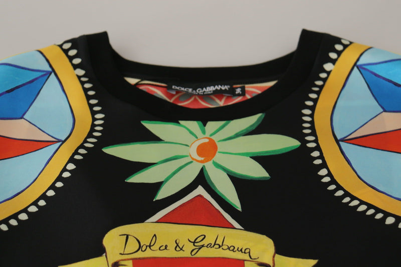 Glamourous Multicolor Silk Top Dolce & Gabbana