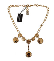 Elegant Timekeeper Statement Necklace Dolce & Gabbana