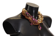 Sicilian Sparkle Gold-Tone Statement Necklace Dolce & Gabbana