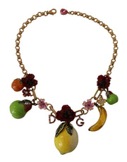 Chic Gold Statement Sicily Fruit Necklace Dolce & Gabbana