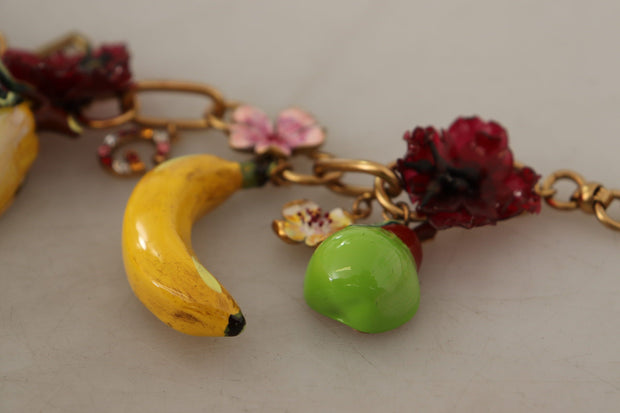 Chic Gold Statement Sicily Fruit Necklace Dolce & Gabbana