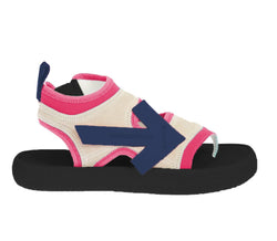 Fuchsia Neoprene Suede Sandals Off-White