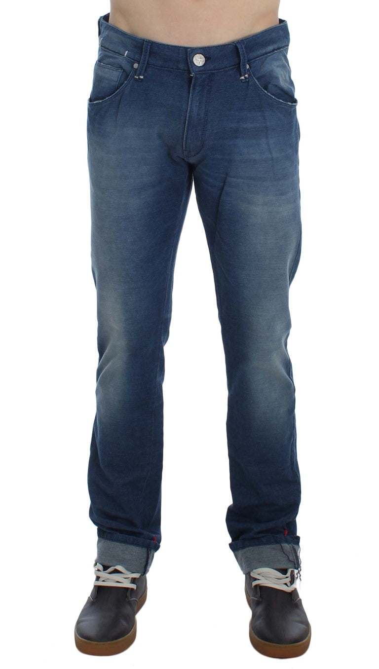 Slim Fit Blue Wash Italian Denim Acht