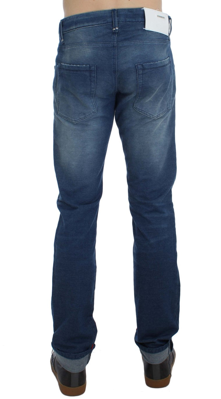 Slim Fit Blue Wash Italian Denim Acht