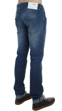 Slim Fit Blue Wash Italian Denim Acht