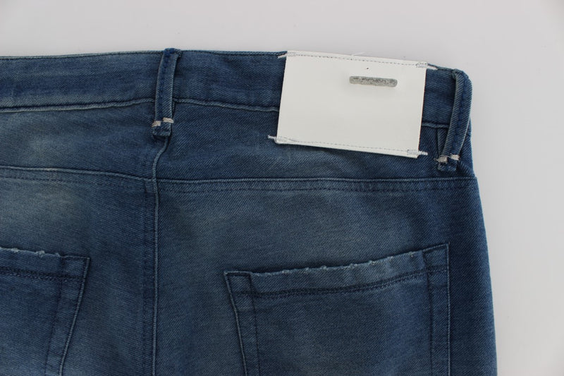 Slim Fit Blue Wash Italian Denim Acht