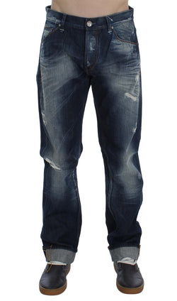 Authentic Regular Fit Blue Wash Jeans Acht