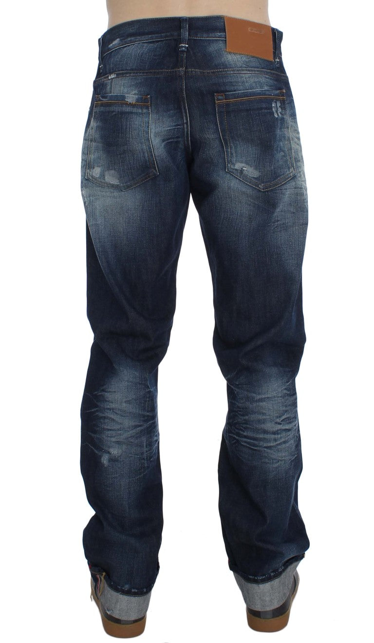 Authentic Regular Fit Blue Wash Jeans Acht