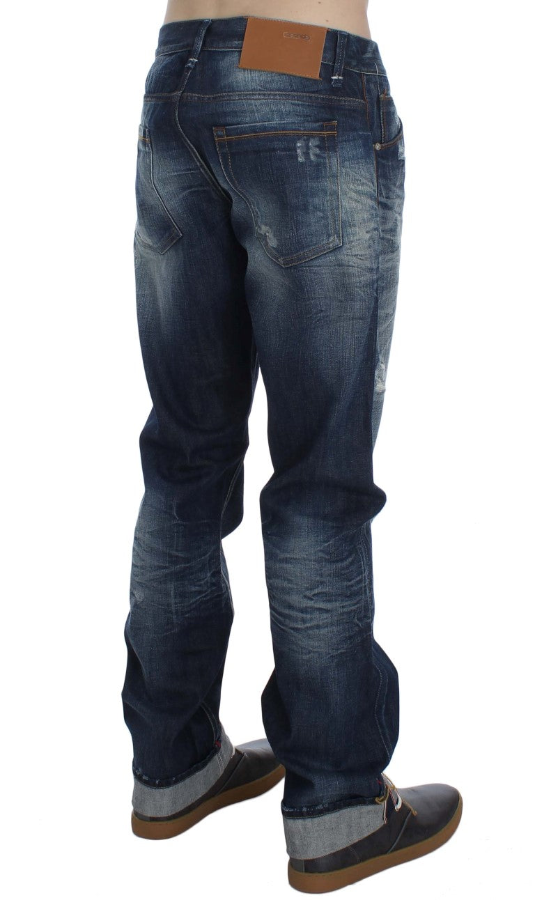 Authentic Regular Fit Blue Wash Jeans Acht