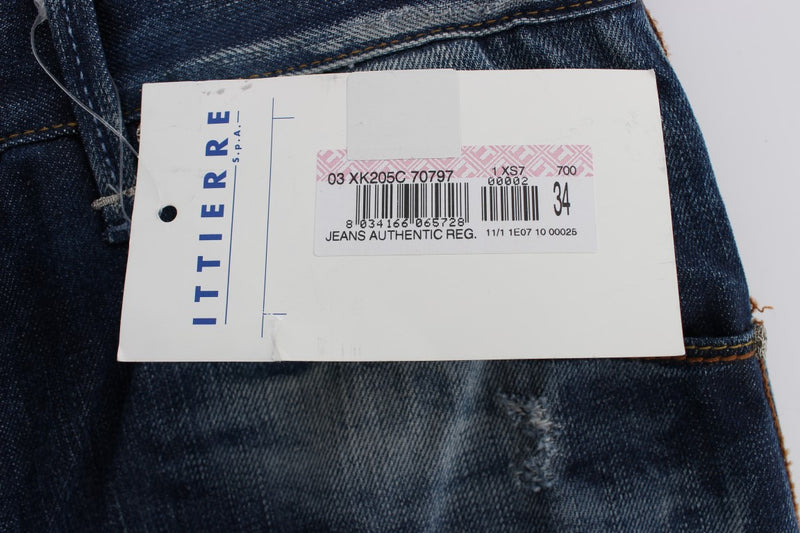 Authentic Regular Fit Blue Wash Jeans Acht