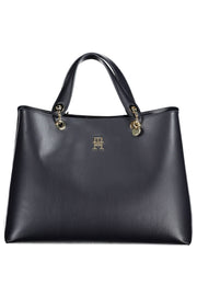 Blue Polyethylene Women Handbag Tommy Hilfiger