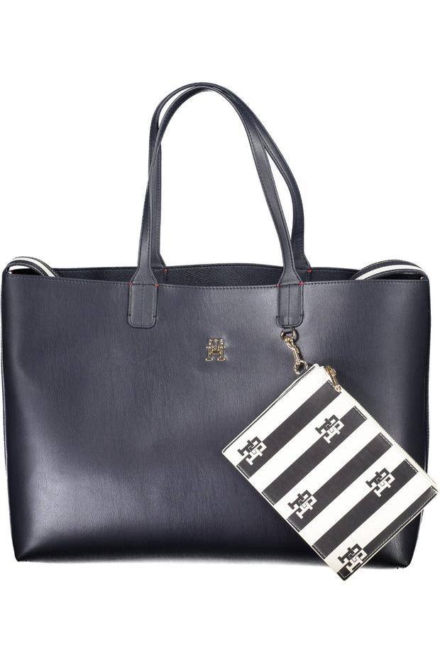 Blue Polyethylene Women Handbag Tommy Hilfiger