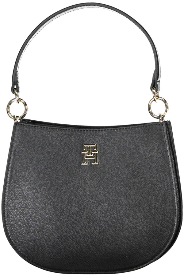 Black Polyester Women Handbag Tommy Hilfiger