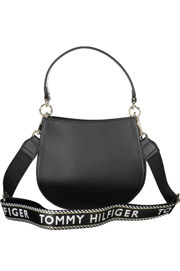 Black Polyester Women Handbag Tommy Hilfiger