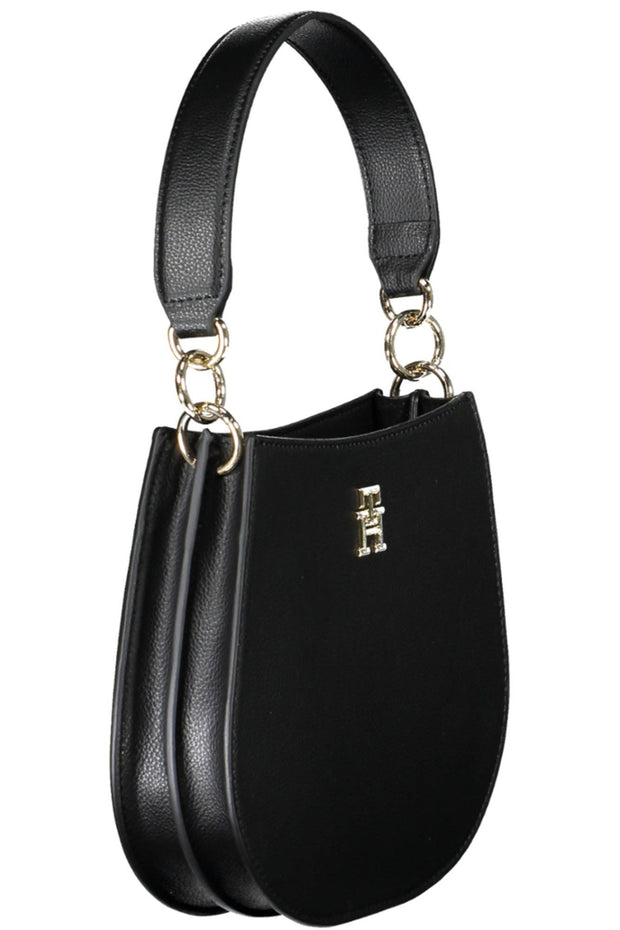 Black Polyester Women Handbag Tommy Hilfiger