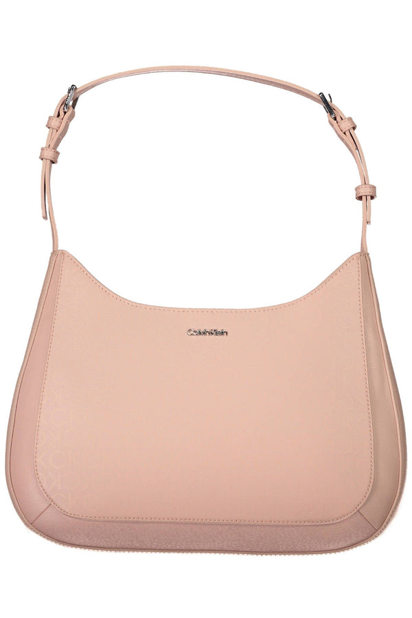 Pink Polyester Women Handbag Calvin Klein