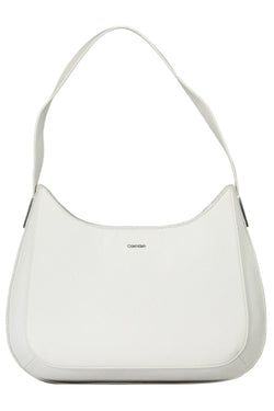 White Polyester Women Handbag Calvin Klein