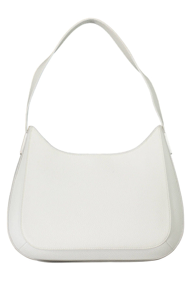 White Polyester Women Handbag Calvin Klein