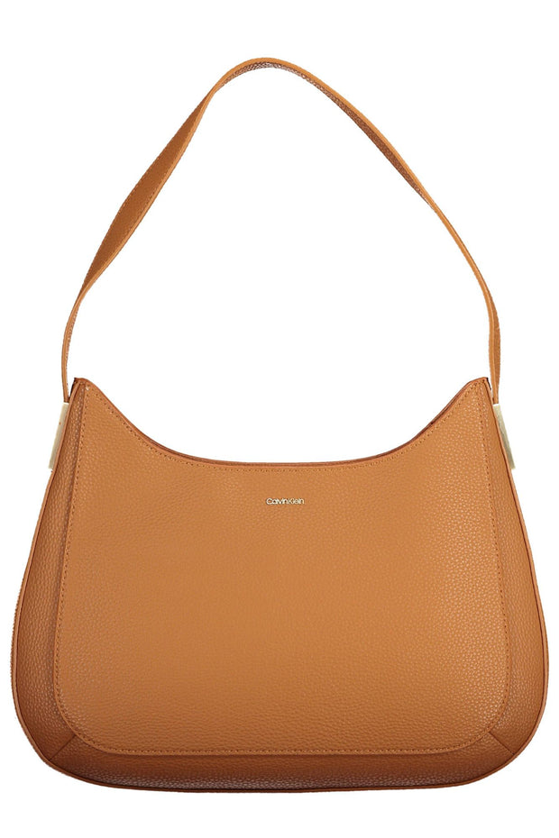 Brown Polyester Women Handbag Calvin Klein