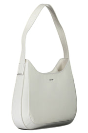 White Polyester Women Handbag Calvin Klein