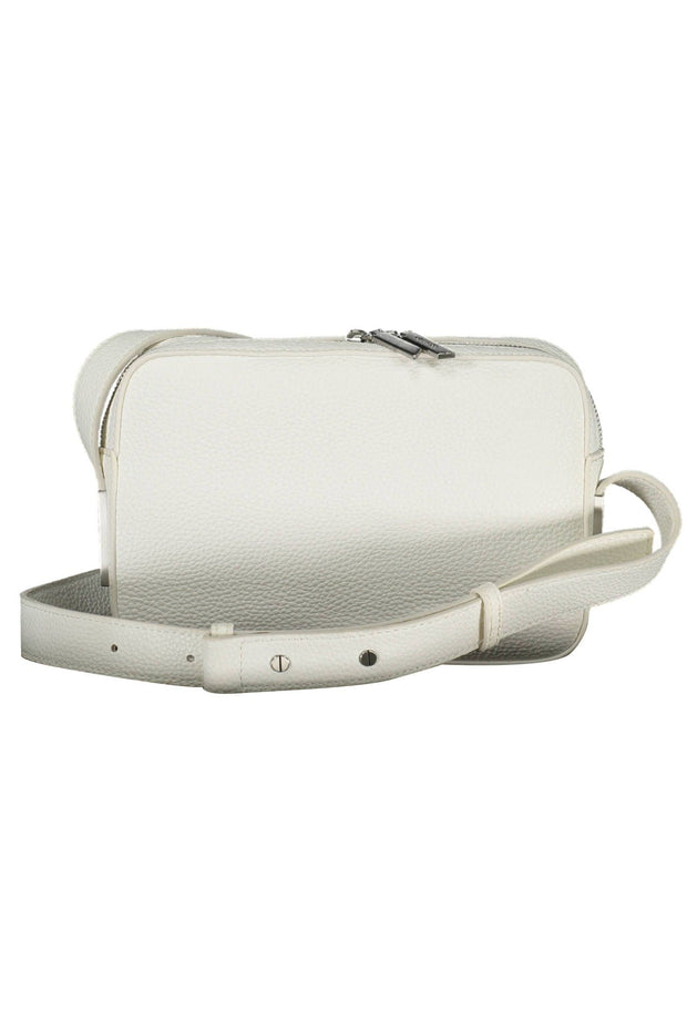 White Polyester Women Handbag Calvin Klein