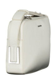 White Polyester Women Handbag Calvin Klein